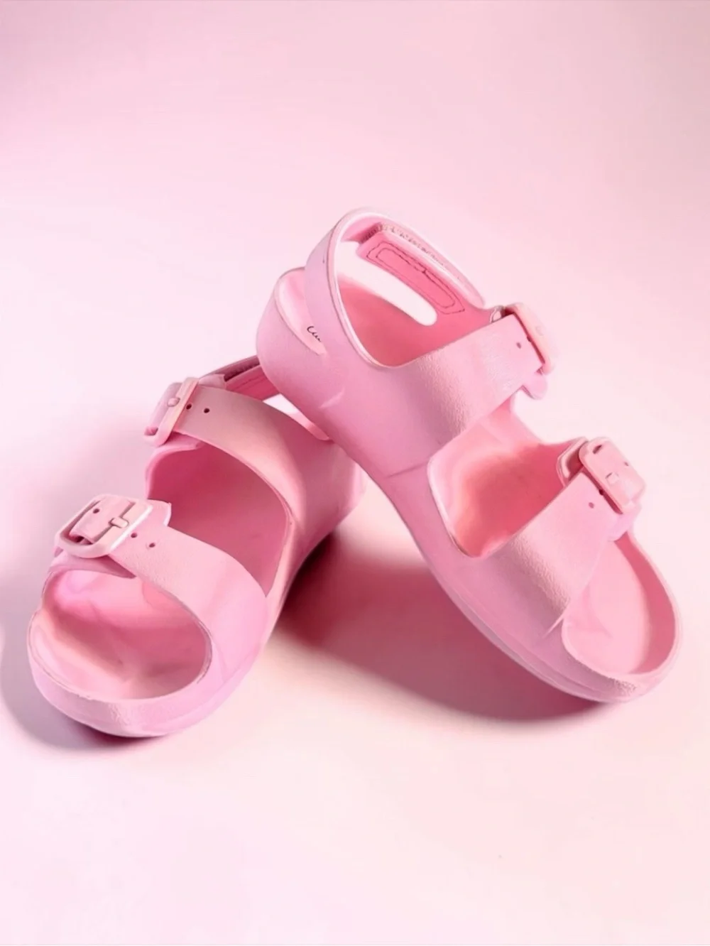 Cat & Jack Toddler Girls Sandals Bubblegum Pink Comfort Size 11 EUC
